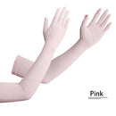 2 Pairs Women UV Sun Protection Driving Gloves Touchscreen Arm Sun Block Gloves for Outdoor Sports Summer Supplies