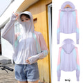 Womens UPF 50+ Cooling UV Protection Clothing Hooded Sun Protective Jacket Long Sleeve for Summer