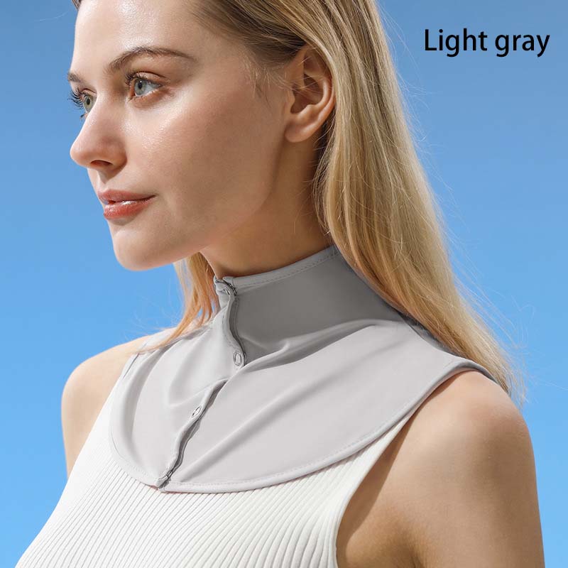 Ice Silk Sunscreen Neck Protector Outdoor Driving Shade Shawl Breathable Light Sunscreen