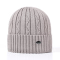 Men's Warm Wool HatS Knit Cuffed Beanie