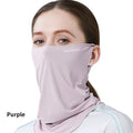 Outdoor Cycling Sunscreen Face Shield Women's Neck Shield Sun Protection UV Ice Silk Cold Hanging Ear Mask