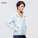UPF 50+ UV Sun Protection Women's Clothing Zip Up  with Pocket Hoodie Long Sleeve Fishing Running Hiking Jacket Outdoor