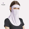 UPF 50+ Unisex Breathable Cooling Face Cover Sun UV Protection Earloop Neck Gaiter Scarf for Summer Outdoor Activities