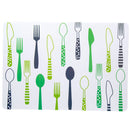 PVC Table Mat, Heat Insulation Pad, Plate Mat, Waterproof and Stainproof Placemat 8pieces