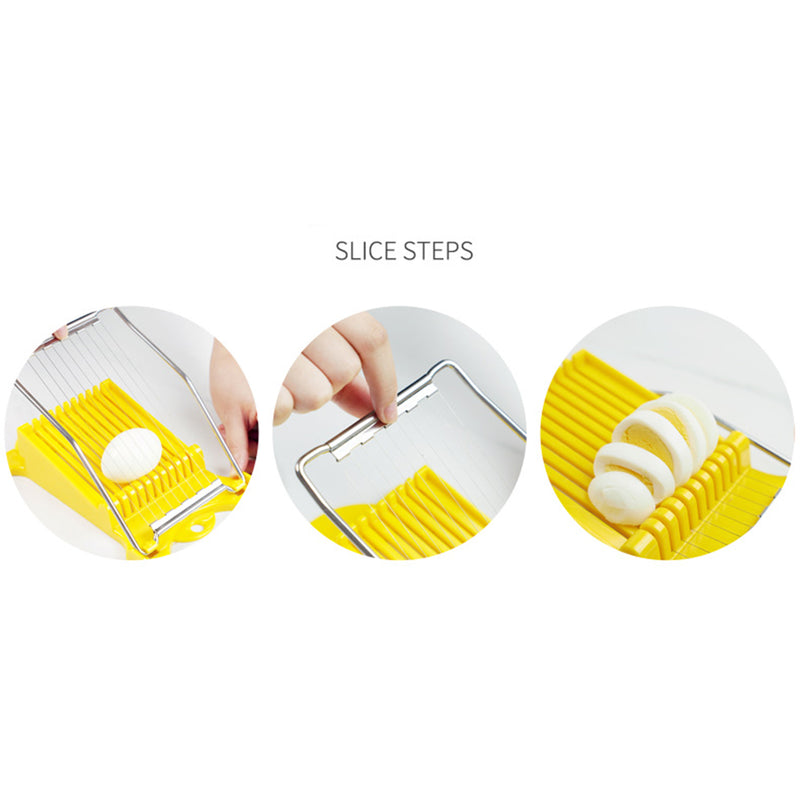 Luncheon Meat Slicer, Stainless Steel Wires Cuts 9 Slices