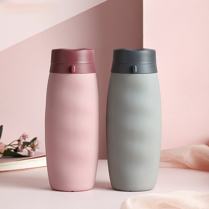 Portable Sports Bottle Portable Creative Silicone Folding Cup