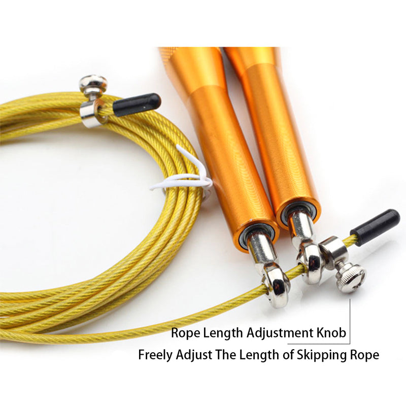 Rope Skipping Steel Skipping Rope Training Exercise Fitness